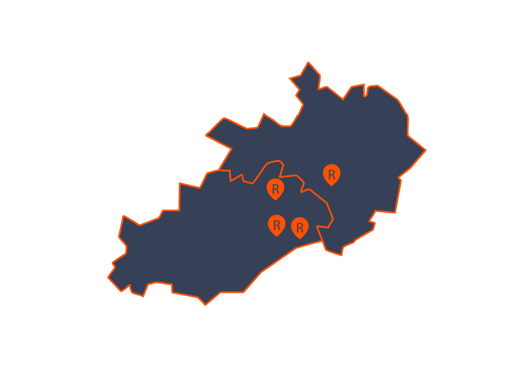 Carte des agences